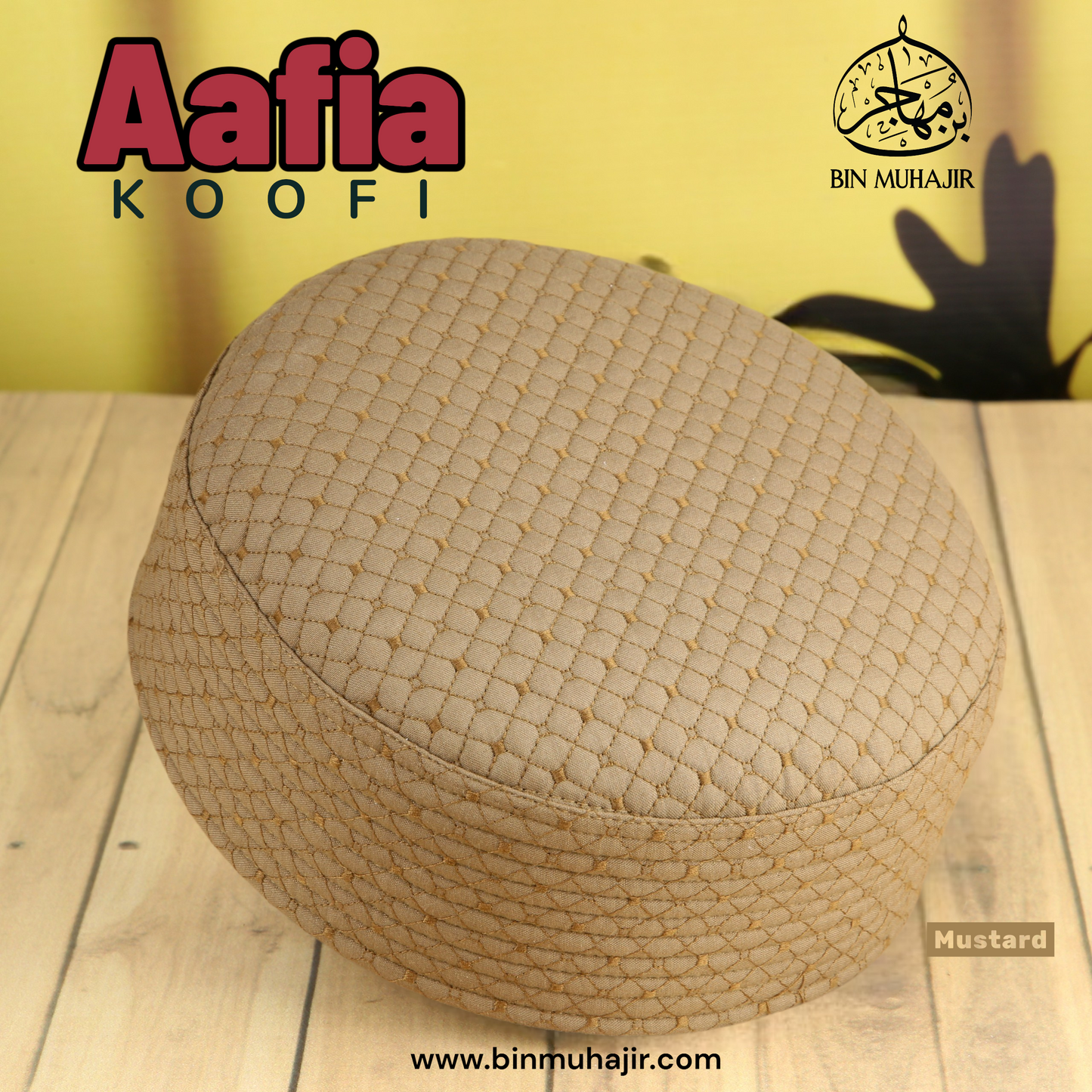 Aafia Koofi Mustard