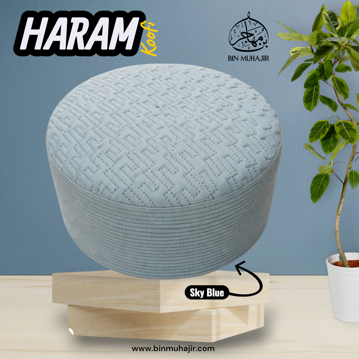 Haram Koofi Skyblue